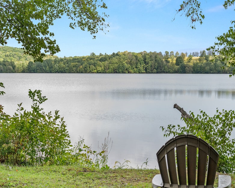 Lake property sits on